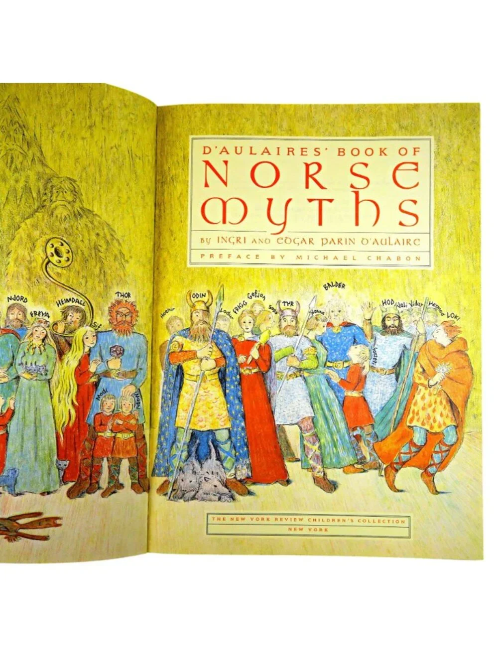 D’Aulaires’ Book of Norse Myths (New York Review, 1995) Hardcover & Dust Jacket